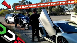 NEWPORT BEACH POLICE USE UNLAWFUL INTIMIDATION TACTICS ON DDE LAMBORGHINI OWNER @DailyDrivenExotics