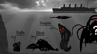 Biggest Sea Monsters Size Comparison