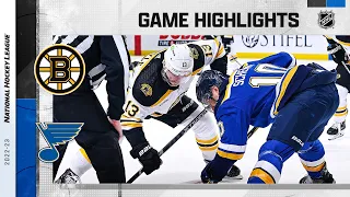 Bruins @ Blues 4/2 | NHL Highlights 2023