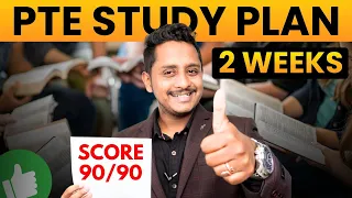 90 Overall in Just 2 Weeks - PTE All Module Study Plan | Skills PTE Academic