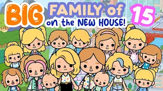 BIG LARGE Family of 15 on Y2K Small Apartment Home + NEW Item Cute Purple Pink TOCA BOCA House Ideas