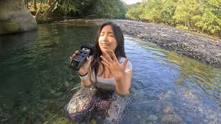 ASMR in the River💦 (wet, water sounds + more)