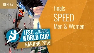 IFSC Climbing World Cup Nanjing 2016 - Speed - Finals - Men/Women