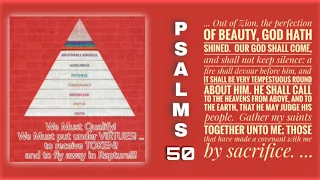 Out of ZION, the PERFECTION of beauty, GOD hath shined | ⛈️ 🌈🔥 PSALMS 50 🔊