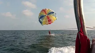 Para gliding, Bogmallo Beach, Goa