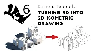 Rhino 6 3D: 3D Model into Isometric Drawing