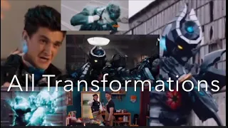 Power Rangers Heckyl and Snide all transformations