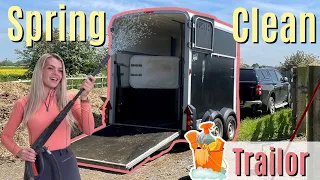 Spring Cleaning My Horse Trailer | Lilpetchannel