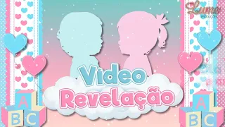 VÍDEO REVELAÇÃO DE SEXO DO BEBÊ - MOD. SILHUETAS - MENINO