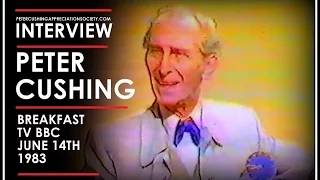 Peter Cushing Interview on Breakfast TV (1983)