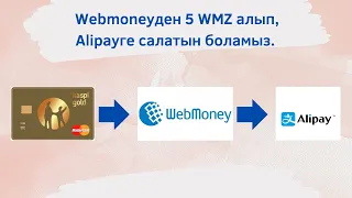 Webmoneyден 5 WMZ алып,Alipayге салатын боламыз.#alipay #webmoney#рек