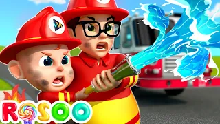 Wheels On The Fire Truck - Wheels On The Bus + More Rosoo Nursery Rhymes & Kids Songs