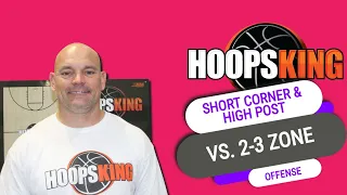 How to: High Post Short Corner Zone Offense vs 2-3 Zone Defense