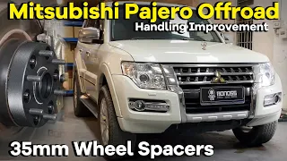 Mitsubishi Pajero Handling Improvement|35mm Wheel Spacers Install|BONOSS Offroad Parts(BLOXsport)