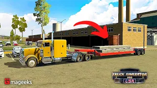 Truck Simulator PRO USA - Gameplay | First Job Uses Step Deck Trailer