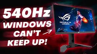 Made me a better gamer 🎯 ROG PG248QP 540hz Gaming Monitor