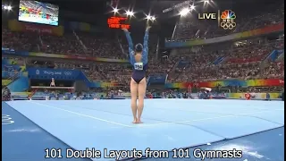 101 More Double Layouts from 101 Gymnasts (Women's Artistic Gymnastics)