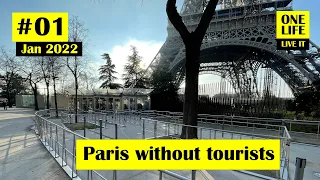 🇫🇷 Paris, France- One day walking tour 4K | January 2022 | One life Live It #01