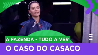 Aline conta a Rico que Dayane rasgou o seu casaco com uma faca | A Fazenda - Tudo a Ver