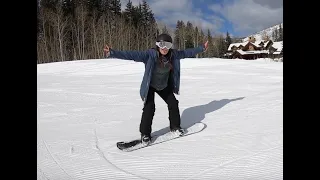 Learning to snowboard at the Burton US Open