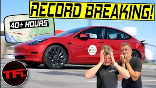 Did We BEAT the Cross-Country EV Cannonball Record in the Tesla Model 3 Performance? (It's SO Close)