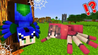 How Ayush and Ekta Became SPIDER? 😱 (Minecraft)