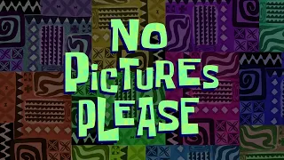 SpongeBob No Pictures Please (Different Music)