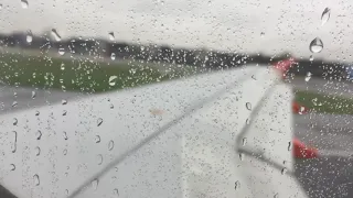 EasyJet a320 take off from Manchester intl airport