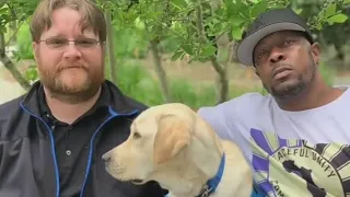 Marine veteran gets help with PTSD from service dog trained by former prison inmate