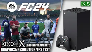 FC 24 / FIFA 24 - Xbox Series X Gameplay + FPS Test