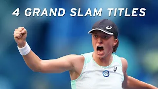 Iga Swiatek: 4 Grand Slam Titles | US Open Tribute