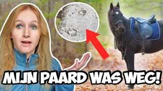 Mijn paard RENDE IN PANIEK WEG door het bos 😳 De POLITIE GEBELD!