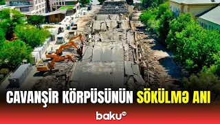 Cavanşir körpüsü belə sökülür | AAYDA-dan görüntülər