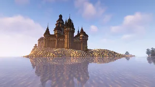 Eastern European Castle Timelapse [Burg Hinsthaven] Minecraft Timelapse