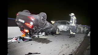 Schwerer Unfall auf A94 bei Heldenstein