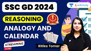 Analogy and Calendar | Top 50 Reasoning | SSC GD 2024 | Ritika Tomar