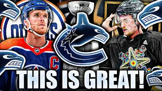 THIS IS AWESOME FOR THE VANCOUVER CANUCKS: THANK YOU EDMONTON & SEATTLE (Oilers, Golden Knights)