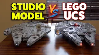 DeAgostini Studio Scale Millennium Falcon vs Lego UCS 75192!