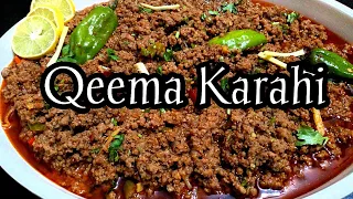 Beef Keema Karahi Recipe || چٹپٹی بیف قیمہ کڑاہی || Keema Kadahi || how to make keema karahi