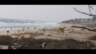 Costa Calma Fuerteventura - hohe Wellen auf Islas Canarias (Privatvideo)