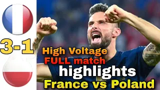 France vs Poland 3-1 All goals || FIFA world cup Qatar 2022 || match highlights