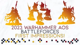 Warhammer AoS 2023 Battleforces | Points and Potential Price Discussed! | Are These Worth It?