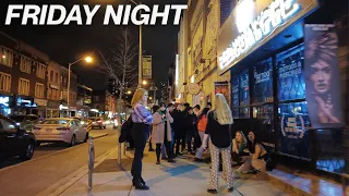 Friday Night Annex & Yorkville Toronto Walk (April 1, 2022)