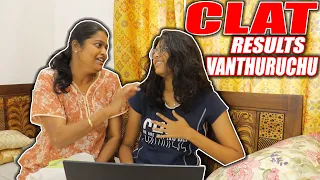 CLAT EXAM  RESULTS VANTHURUCHU || SEMMA TENSION || #sneholic @momfluencer @JustBananaPranav