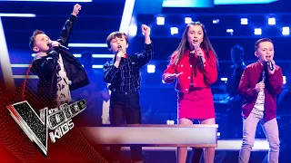 Jimmy, George and Nessa & Cathal's 'Got My Mind Set On You' | The Battles | The Voice Kids UK 2020