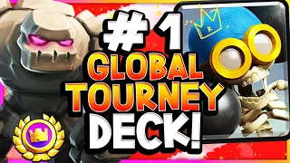 BEST GLOBAL TOURNAMENT DECK! - CLASH ROYALE