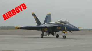 Blue Angels Arrive At  MacDill In Preparation For Tampa Bay AirFest 2022