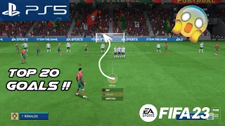 FIFA 23 - TOP 20 GOALS #3 | PS5 4K ULTRA HD