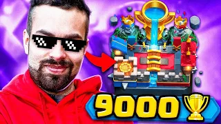 LLEGAMOS A LAS 9000 COPAS CON ESTE MAZO!!🏆CLASH ROYALE - KANARIOOO