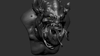 Zbrush Monster concept sculpt